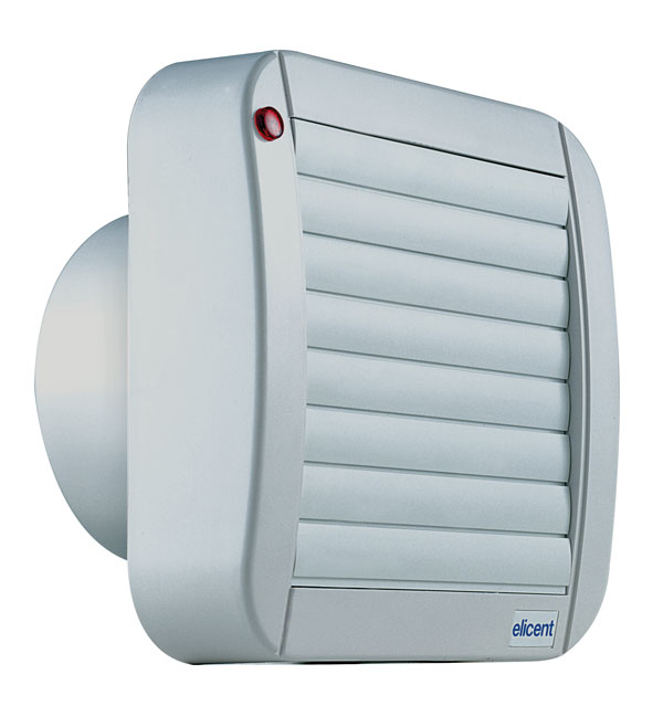 Elicent Eco Line 150’lik Otomatik Panjurlu Banyo Havalandırma Fanı,Tuvalet Aspiratörü, 320 m3-h