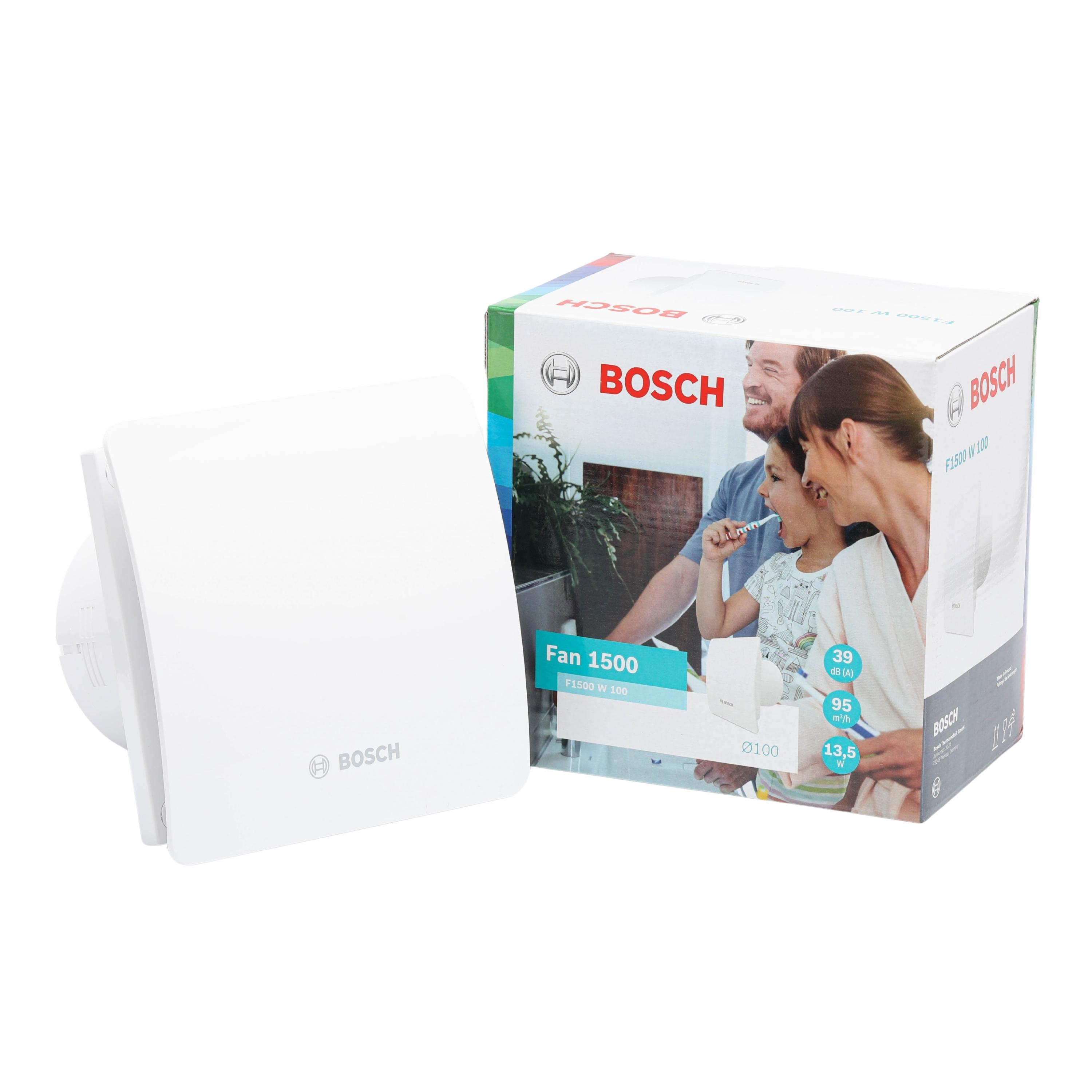 BOSCH F1500 W 100 Sessiz Plastik Banyo Aspiratörü-Fanı 102 m3h