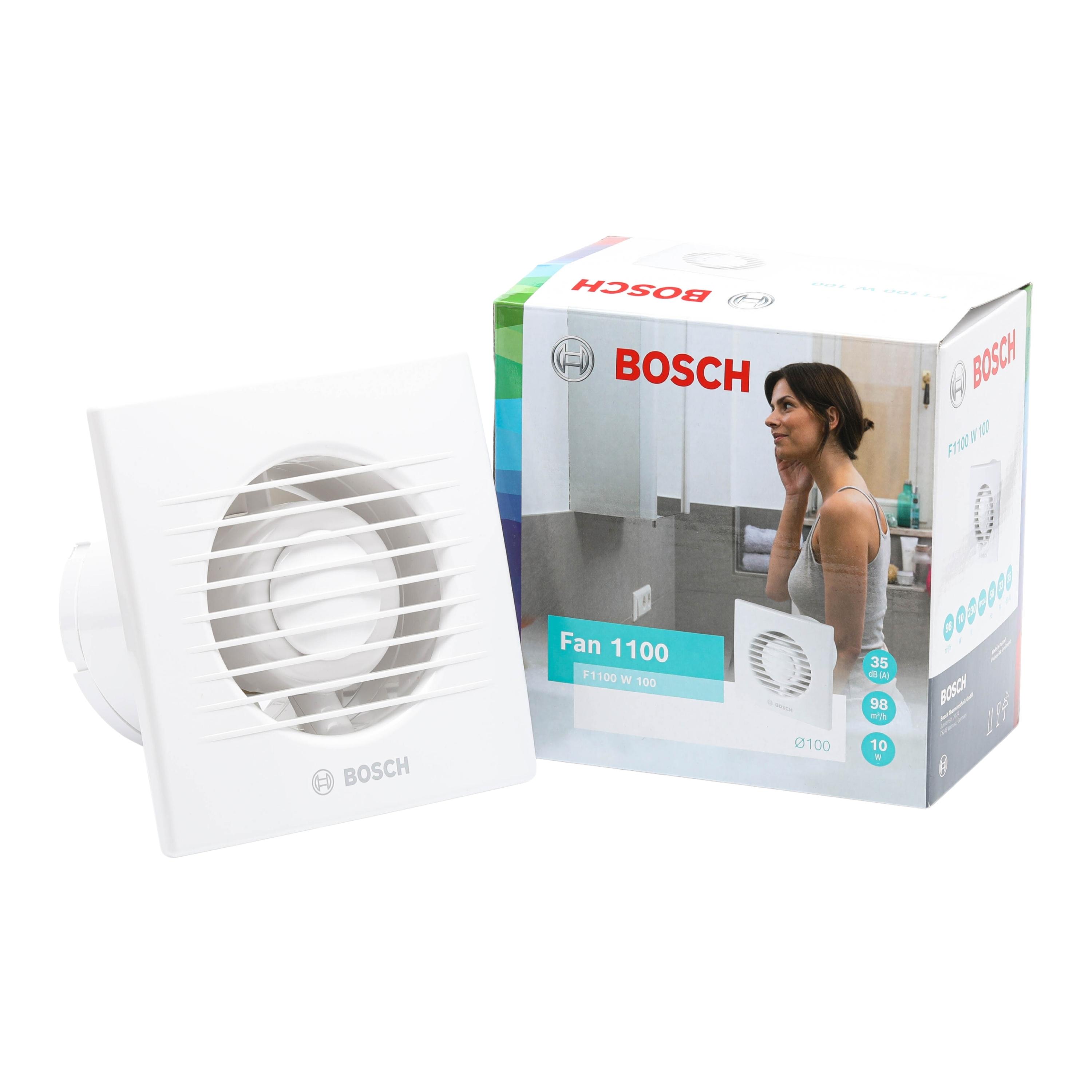 Bosch Banyo Aspiratörü / Fanı 1100 Serisi Beyaz 100 mm çap