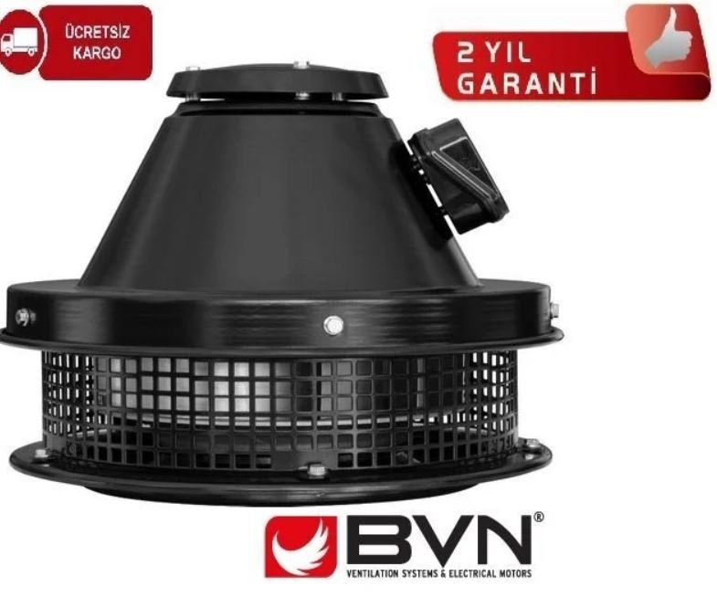 BVN BAHÇIVAN BRCF-M 315 Yatay Atışlı Radyal Çatı Fanı