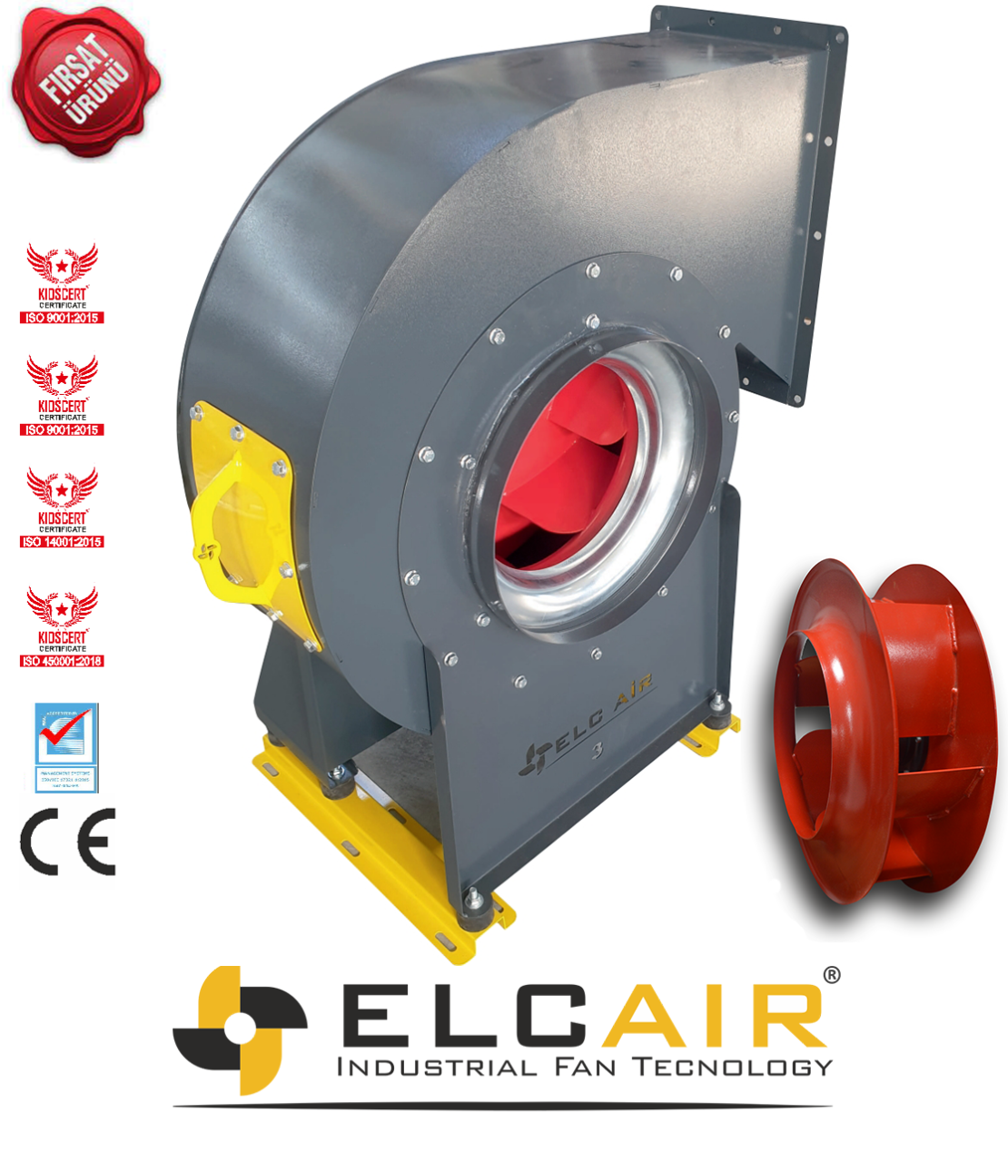 ELC AIR ALC 8 ALÇAK BASINÇLI RADYAL FAN